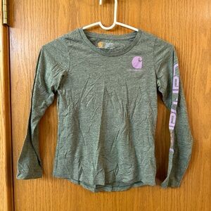 Kids XS Carhartt Girls Long Sleeve Shirt XS